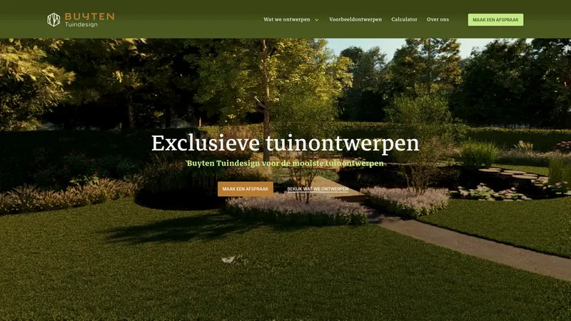 Website van Buyten Tuindesign
