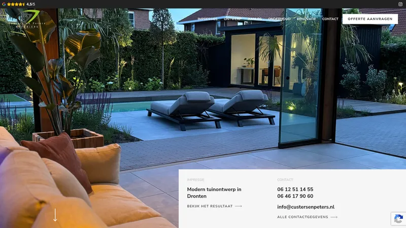 Website van custersenpeters
