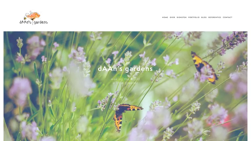 Website van dAAns gardens