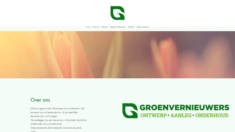Website van door Groenvernieuwers
