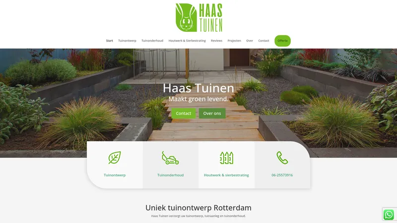 Website van Haastuinen