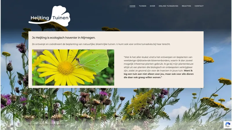 Website van Heijting Tuinen