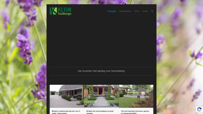 Website van Klein TuinDesign
