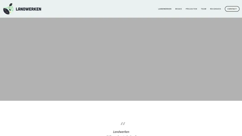 Website van Landwerken