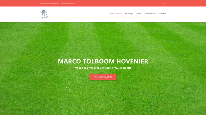 Website van Marco Tolboom Hovenier