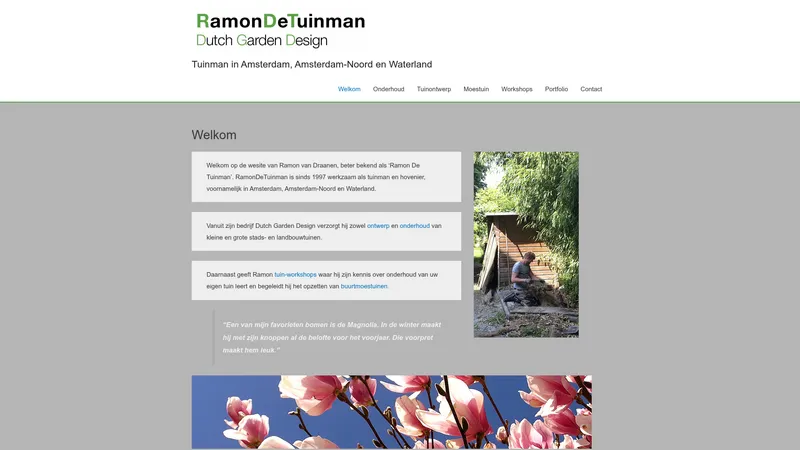 Website van RamonDeTuinman
