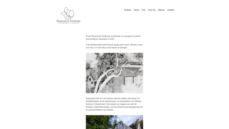 Website van Rozemarijn Oosthoek
