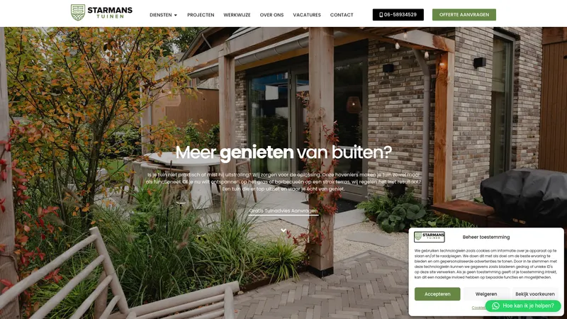 Website van Starmanstuinen