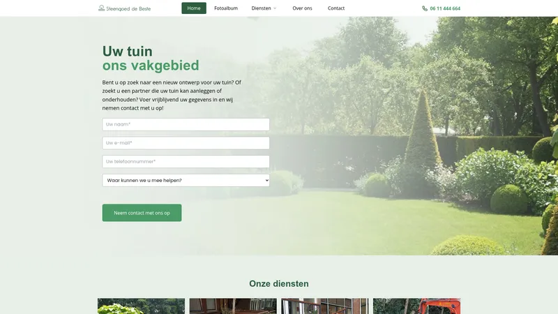 Website van Steengoed de Beste