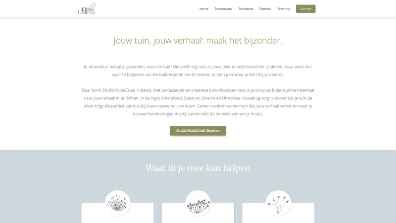 Website van Studio FluiteCruid