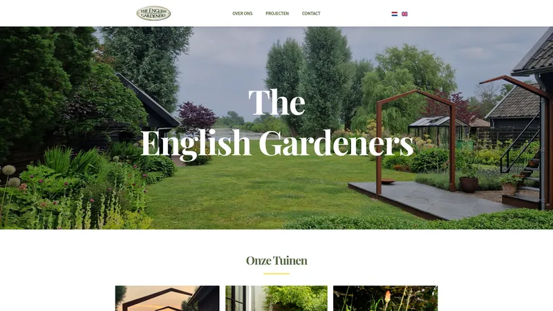 Website van The English Gardeners