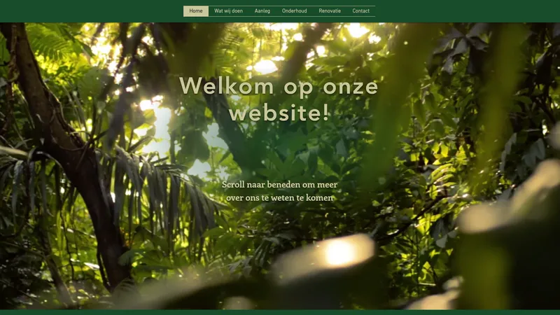Website van thegreengardener