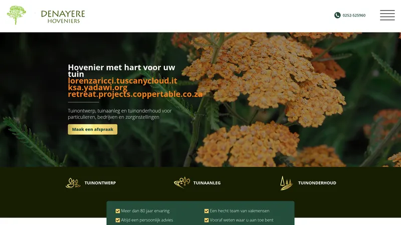 Website van Theo Denayere