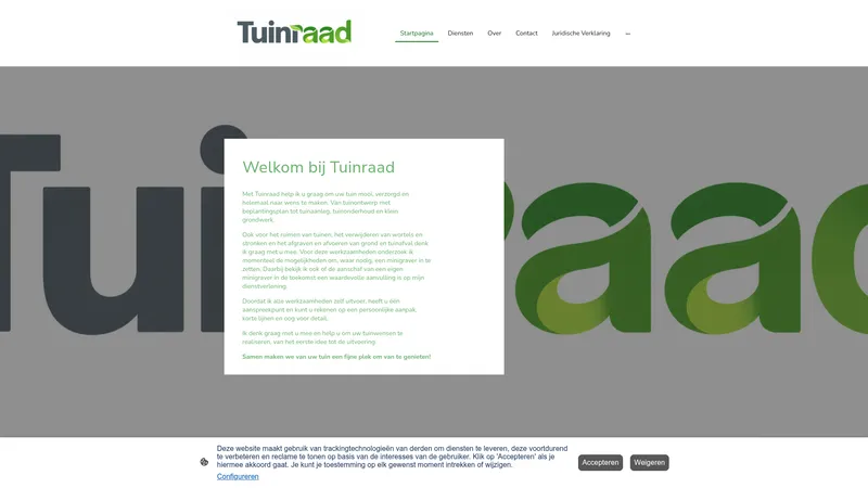 Website van Tuinraad