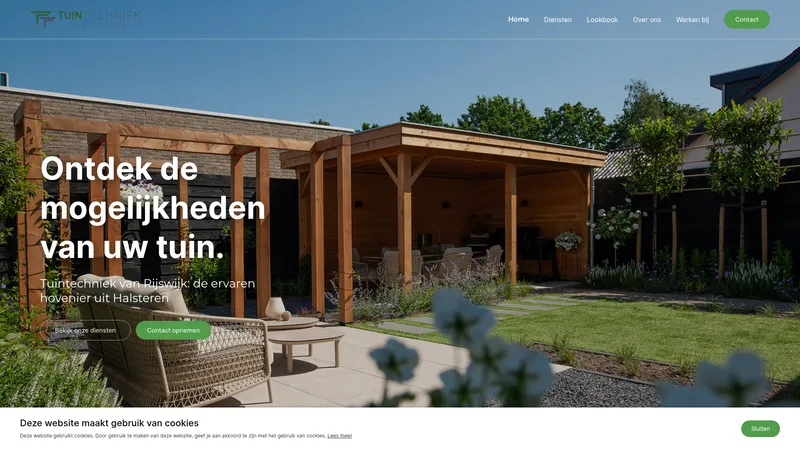 Website van Tuintechniek van Rijswijk B.V