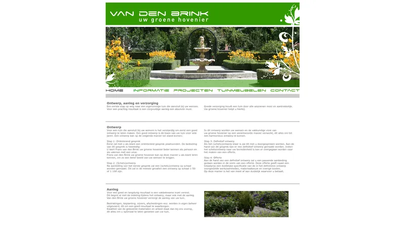 Website van Uw Groene Hovenier