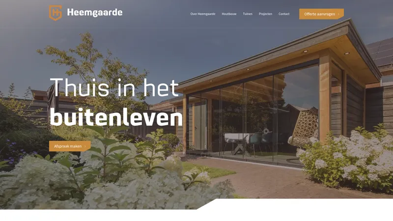 Website van van de Kieft Tuinen