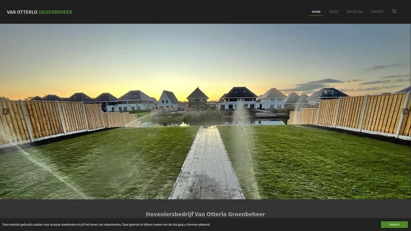 Website van Van Otterlo Groenbeheer