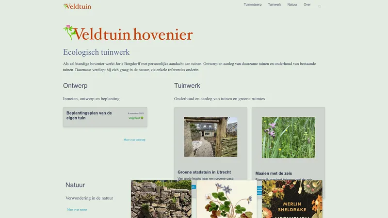 Website van Veldtuin