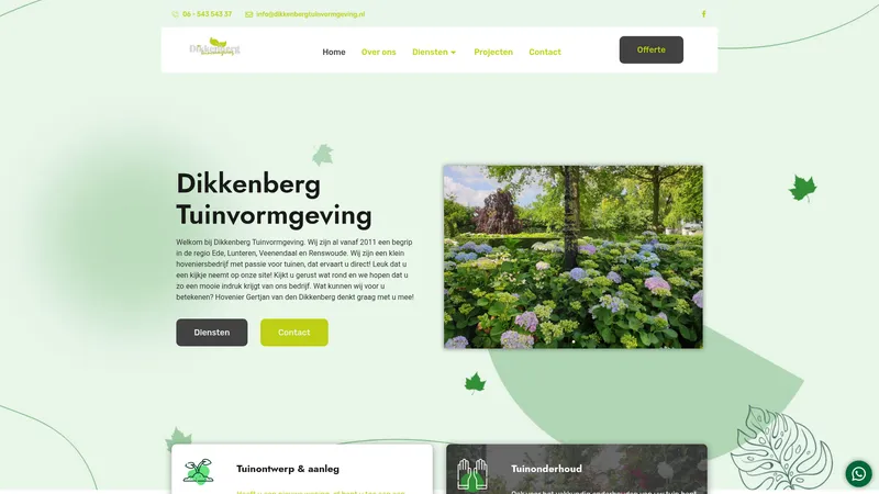 Website van VME Hoveniers