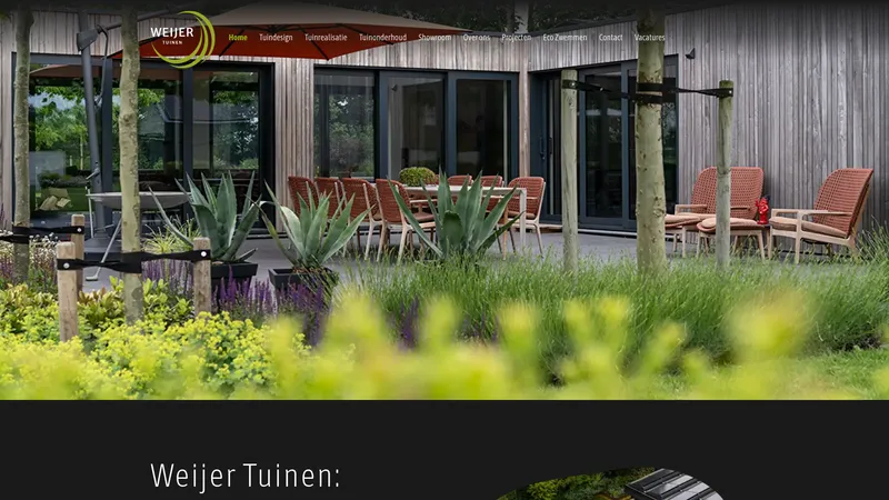 Website van Weijer Tuinen