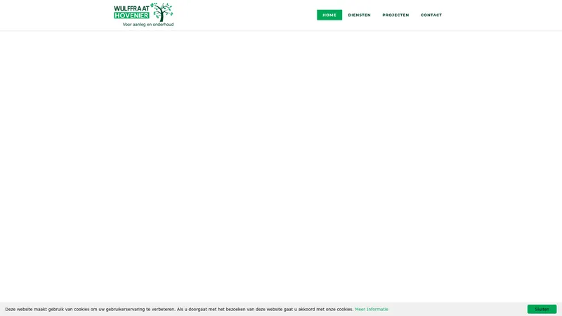 Website van Wulffraat Hovenier B.V.