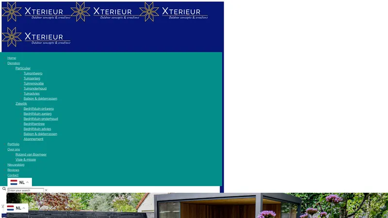 Website van Xterieur infoxterieur.com